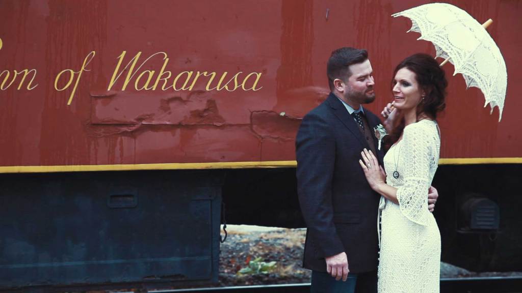 Small town diy wedding in Wakarusa, IN.