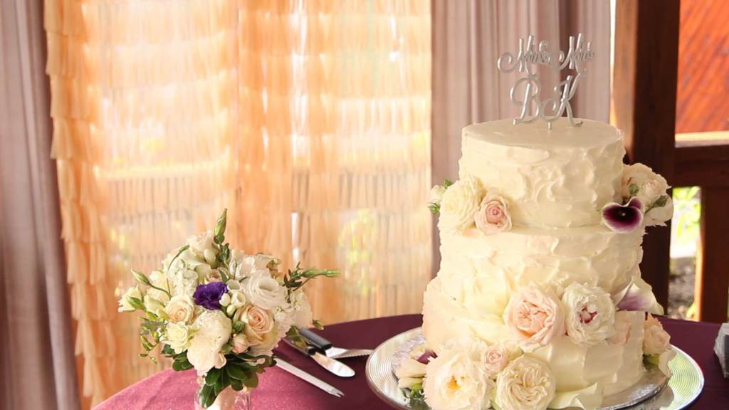 Wedding day cake. Wedding at Avon Gardens in Avon, IN.