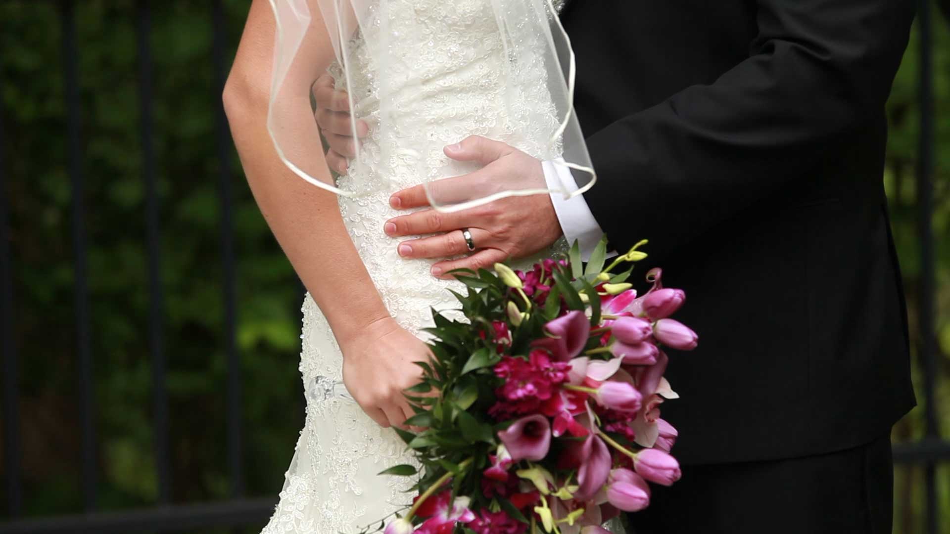 A Scene from Allison and Aaron's wedding day at beautiful Laurel Hall in Indianapolis, Indiana.