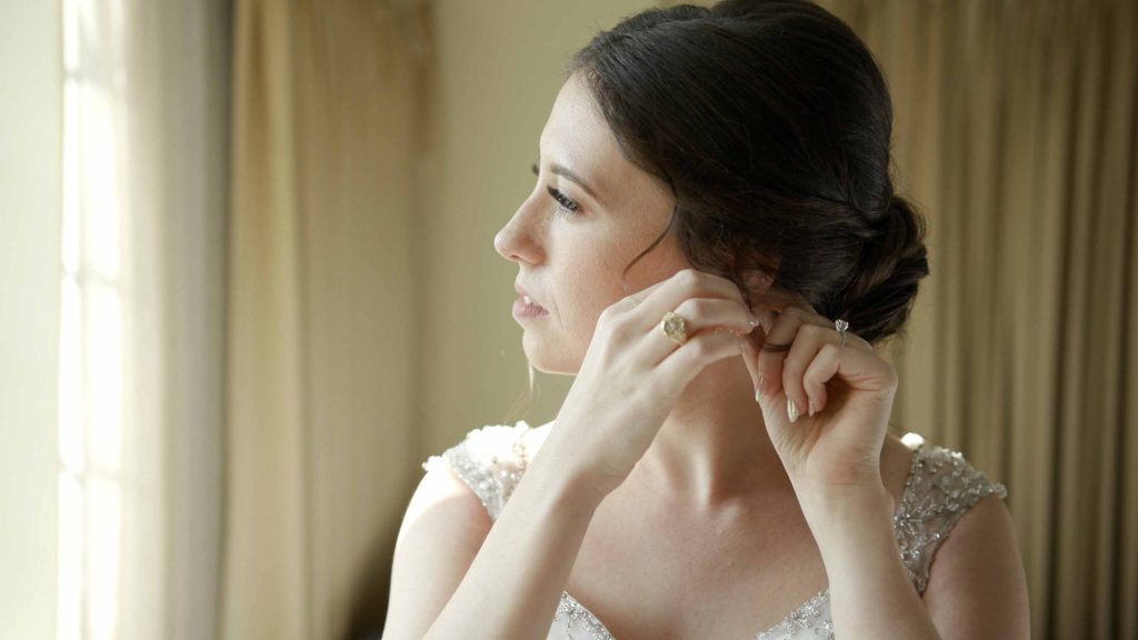 Wedding mass and reception at the Downes Ballroom in the Notre Dame Stadium.